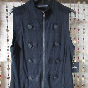 Belyn Key Military Style Zip Up Vest